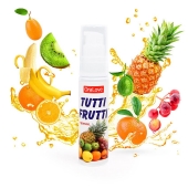 Гель-смазка Tutti-frutti со вкусом тропических фруктов - 30 гр. - Биоритм - купить с доставкой в Южно-Сахалинске