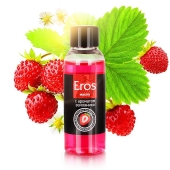 Массажное масло Eros fantasy с ароматом земляники - 50 мл. - Биоритм - купить с доставкой в Южно-Сахалинске