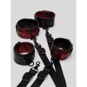 Изысканный набор фиксаций на кровати Reversible Under Mattress Restraint Set - Fifty Shades of Grey - купить с доставкой в Южно-Сахалинске