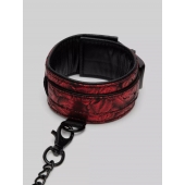 Красно-черные оковы Reversible Faux Leather Ankle Cuffs - Fifty Shades of Grey - купить с доставкой в Южно-Сахалинске