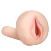 Мастурбатор-вагина с вибрацией REALSTUFF YOUNG   TIGHT - Dream Toys - в Южно-Сахалинске купить с доставкой