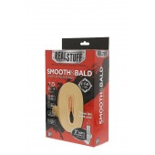 Мастурбатор-вагина с вибрацией и выносным пультом управления REALSTUFF SMOOTH   BALD - Dream Toys - в Южно-Сахалинске купить с доставкой