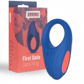 Синее эрекционное кольцо RRRING First Date Cock Ring - FeelzToys - в Южно-Сахалинске купить с доставкой