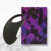 Черное эрекционное виброкольцо Thor Cockring - FeelzToys - в Южно-Сахалинске купить с доставкой