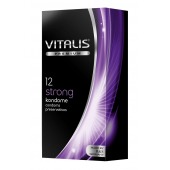 Презервативы с утолщённой стенкой VITALIS PREMIUM strong - 12 шт. - Vitalis - купить с доставкой в Южно-Сахалинске