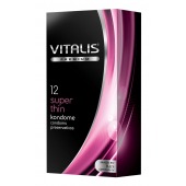Ультратонкие презервативы VITALIS PREMIUM super thin - 12 шт. - Vitalis - купить с доставкой в Южно-Сахалинске