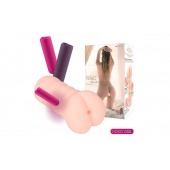 Телесный вибромастурбатор-анус Tong-ggo Auto - KOKOS - в Южно-Сахалинске купить с доставкой