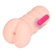 Телесный вибромастурбатор-анус Tong-ggo Auto - KOKOS - в Южно-Сахалинске купить с доставкой