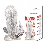 Насадка-удлинитель с пупырышками, усиками и вибрацией - Baile - в Южно-Сахалинске купить с доставкой