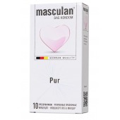 Супертонкие презервативы Masculan Pur - 10 шт. - Masculan - купить с доставкой в Южно-Сахалинске