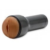 Коричневый мастурбатор-вагина Feel Stroker - Kiiroo - в Южно-Сахалинске купить с доставкой