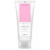 Смазка на водной основе Mixgliss Sweet с ароматом бабл-гам - 70 мл. - Mixgliss - купить с доставкой в Южно-Сахалинске