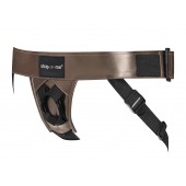 Бронзовый пояс для насадок Curious Harness - Strap-on-me - купить с доставкой в Южно-Сахалинске