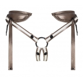 Бронзовый пояс для насадок Desirous Harness - Strap-on-me - купить с доставкой в Южно-Сахалинске
