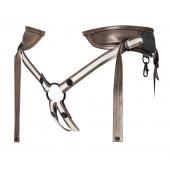 Бронзовый пояс для насадок Desirous Harness - Strap-on-me - купить с доставкой в Южно-Сахалинске