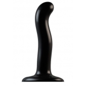 Черный фаллоимитатор-насадка Strap-On-Me P G spot Dildo size S - 16,4 см. - Strap-on-me - купить с доставкой в Южно-Сахалинске