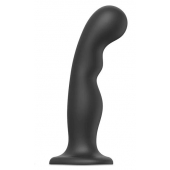 Черная насадка Strap-On-Me Dildo Plug P G size XXL - Strap-on-me - купить с доставкой в Южно-Сахалинске