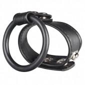 Двойное кольцо выносливости на пенис DUAL STAMINA RING - BlueLine - в Южно-Сахалинске купить с доставкой