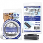 Кольцо на пенис из искусственной кожи на липучке VELCRO COCK RING - 5 см. - BlueLine - в Южно-Сахалинске купить с доставкой