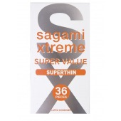 Ультратонкие презервативы Sagami Xtreme Superthin - 36 шт. - Sagami - купить с доставкой в Южно-Сахалинске