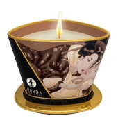 Массажная свеча Intoxicatin Chocolate с ароматом шоколада - 170 мл. - Shunga - купить с доставкой в Южно-Сахалинске