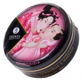 Массажная свеча Rose Petals с ароматом розы - 30 мл. - Shunga - купить с доставкой в Южно-Сахалинске