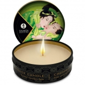 Массажная свеча Exotic Green Tea с ароматом зелёного чая - 30 мл. - Shunga - купить с доставкой в Южно-Сахалинске