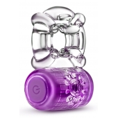 Фиолетовое эрекционное виброкольцо One Night Stand Vibrating C-Ring - Blush Novelties - в Южно-Сахалинске купить с доставкой