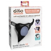 Черные трусики для страпона Body Dock SE на регулируемых ремнях - Pipedream - купить с доставкой в Южно-Сахалинске