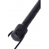 Чёрный стек с фигуркой леопарда на наконечнике - 21 см. - ToyFa - купить с доставкой в Южно-Сахалинске