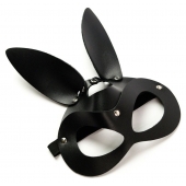 Черная маска  Зайка  с длинными ушками - Crazy Handmade - купить с доставкой в Южно-Сахалинске