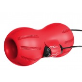 Красный тугой мастурбатор с вибропулями  и пультом - S-HANDE - в Южно-Сахалинске купить с доставкой