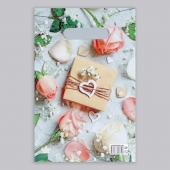 Полиэтиленовый пакет  Подарочек  с вырубной усиленной ручкой - 20 х 30 см. - Сима-Ленд - купить с доставкой в Южно-Сахалинске