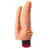 Анально-вагинальный вибромассажёр с шипами для массажа клитора - 17 см. - LOVETOY (А-Полимер)