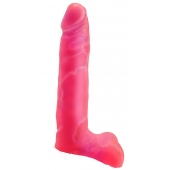 Розовая насадка-фаллос для трусиков Harness - 16,5 см. - LOVETOY (А-Полимер) - купить с доставкой в Южно-Сахалинске