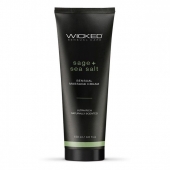 Массажный легкий крем WICKED Sage plus Sea Salt - 120 мл. - Wicked - купить с доставкой в Южно-Сахалинске