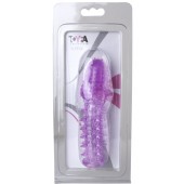 Фиолетовая насадка, удлиняющая половой член - 13,5 см. - Toyfa Basic - в Южно-Сахалинске купить с доставкой