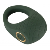 Зеленое эрекционное виброкольцо Luxurious Vibro Cock Ring - Orion - в Южно-Сахалинске купить с доставкой