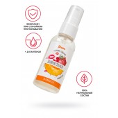 Съедобная гель-смазка Yovee «Двойной соблазн» с Д-пантенолом и вкусом клубники и дыни - 50 мл. - ToyFa - купить с доставкой в Южно-Сахалинске