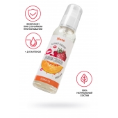 Съедобная гель-смазка Yovee «Двойной соблазн» с Д-пантенолом и вкусом клубники и дыни - 100 мл. - ToyFa - купить с доставкой в Южно-Сахалинске