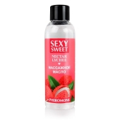 Массажное масло Sexy Sweet Nectar Lychee с феромонами и ароматом личи - 75 мл. - Биоритм - купить с доставкой в Южно-Сахалинске