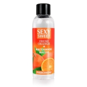 Массажное масло Sexy Sweet Fresh Orange с ароматом апельсина и феромонами - 75 мл. - Биоритм - купить с доставкой в Южно-Сахалинске
