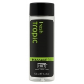 Массажное масло для тела Tropic Fresh - 100 мл. - HOT - купить с доставкой в Южно-Сахалинске