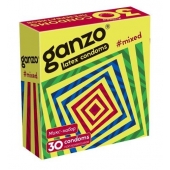 Микс-набор из 30 презервативов Ganzo Mixed - Ganzo - купить с доставкой в Южно-Сахалинске