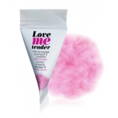 Съедобное согревающее массажное масло Love Me Tender Cotton Candy с ароматом сладкой ваты - 10 мл. - Love to Love - купить с доставкой в Южно-Сахалинске