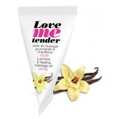 Съедобное согревающее массажное масло Love Me Tender Vanilla с ароматом ванили - 10 мл. - Love to Love - купить с доставкой в Южно-Сахалинске