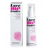 Съедобное согревающее массажное масло Love Me Tender Cotton Candy с ароматом сладкой ваты - 100 мл. - Love to Love - купить с доставкой в Южно-Сахалинске