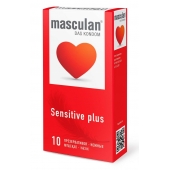 Презервативы Masculan Sensitive plus - 10 шт. - Masculan - купить с доставкой в Южно-Сахалинске