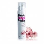 Массажная хрустящая пенка Tickle My Body Cherry Blossom с ароматом вишневого цвета - 150 мл. - Love to Love - купить с доставкой в Южно-Сахалинске