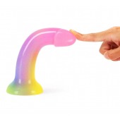 Фаллоимитатор из жидкого силикона Dildolls Stargazer - 17,6 см. - Love to Love